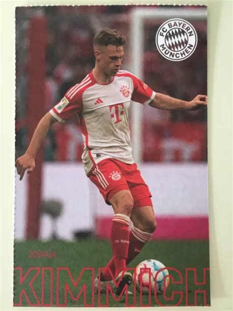 AUTOGRAMMKARTE AK JOSHUA KIMMICH FC Bayern München FCB Saison 23 24