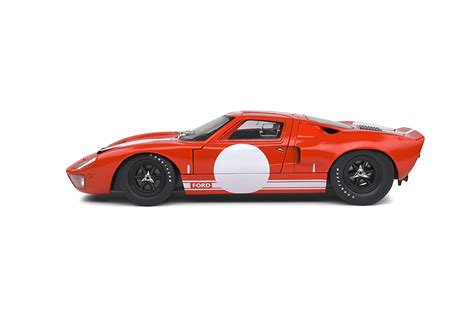 Ford Gt40 Mk 1 Red Racing 1968 Miniaturas