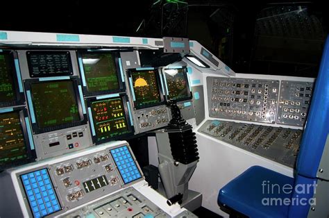 Space Shuttle Cockpit. #1 by Science Photo Library