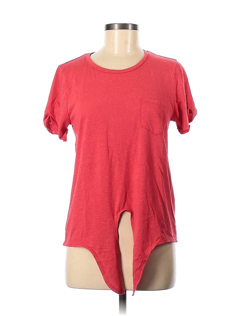 J Crew Red Short Sleeve T Shirt Size M 73 Off Thredup