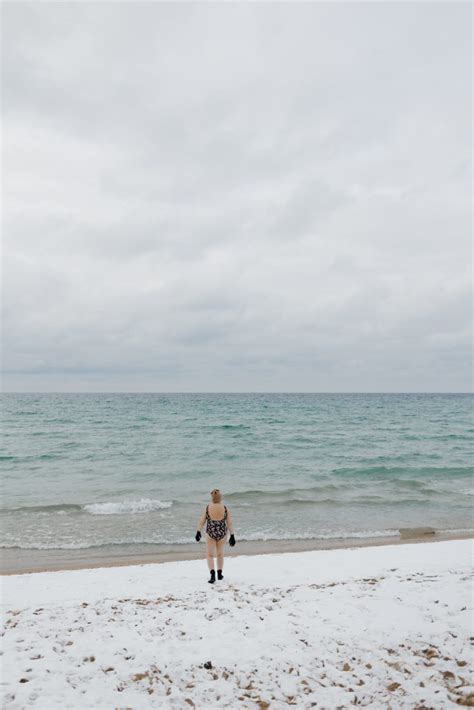 Winter Swimming in Lake Michigan – The Betsie Current Newspaper