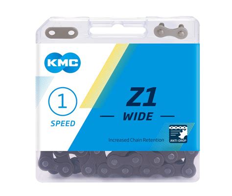 Цепь KMC Z1 Wide, 1ск, 112 зв., коричневая - купить в Минске, цены и ...