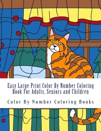 Buy Easy Large Print Color By Number Coloring Book For Adults Seniors