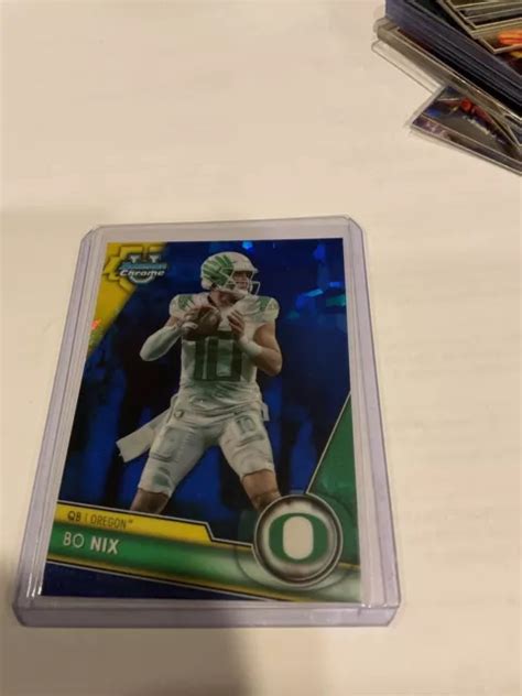 2023 BOWMAN CHROME Saphir Bo Nix 159 EUR 5 60 PicClick FR