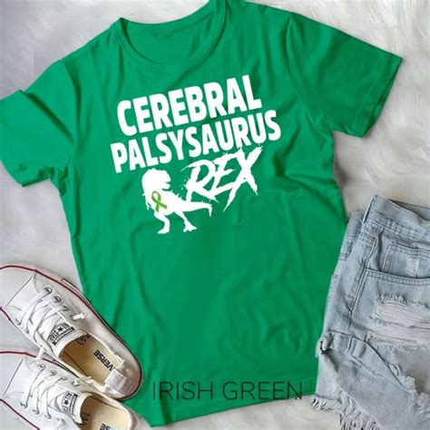 Cerebral Palsy Cp Awareness Saurusrex Warrior Survivor T Shirt Unisex S 5XL Hot Trending Shirt