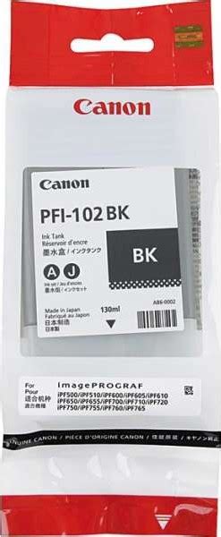 Canon Pfi Bk Black Ink Cartridge Ml B Aa Buy Best