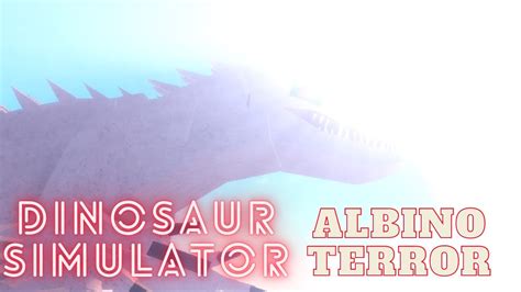 [dinosaur Simulator] Sobrevivência De Indominus Rex Albino Terror Youtube