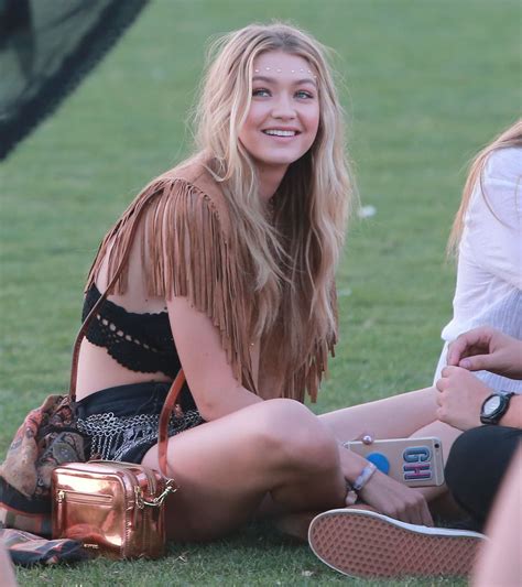 Gigi Hadid Coachella Celebrities At Music Festivals Pictures