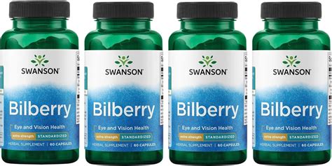 Amazon Swanson Extra Strength Bilberry Standardized 100