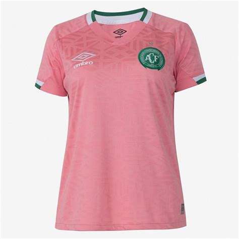 Camisa Chapecoense Outubro Rosa S N Torcedor Umbro Feminina