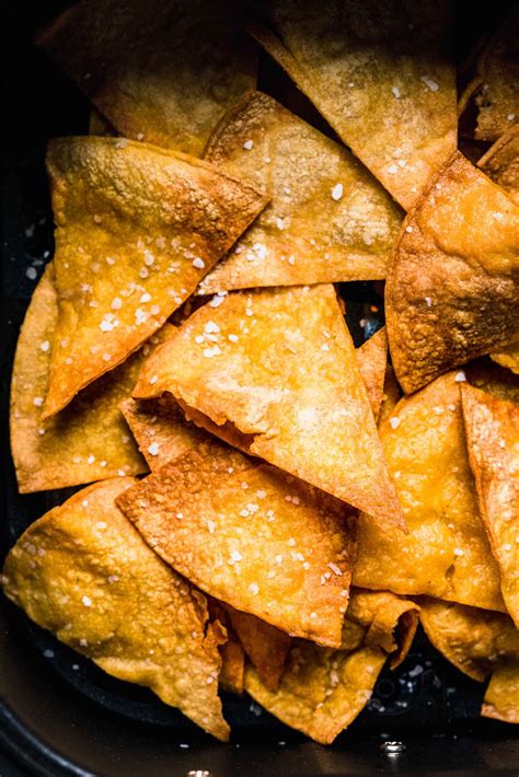 EASY Air Fryer Flour Tortilla Chips Or Corn