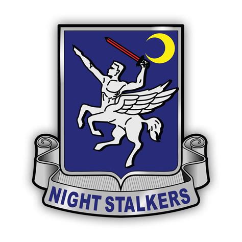 160th SOAR Night Stalkers Seal Sticker Decal - Self Adhesive Vinyl - Weatherproof - Made in USA ...