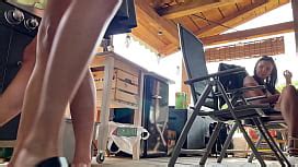 Hot And Horny Girlfriends No Panties Show Pussy And Ass In A Backstage For Leon Lambert Leons Tv