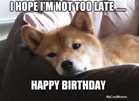 Funny Happy Birthday Dog Meme - MyCoolMemes