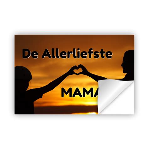 De Allerliefste Mama Sticker Spot Dé Sticker Koning