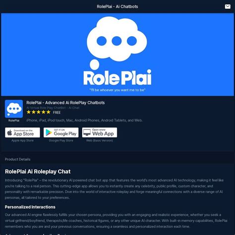 RolePlai - Ai Tool Details & Features