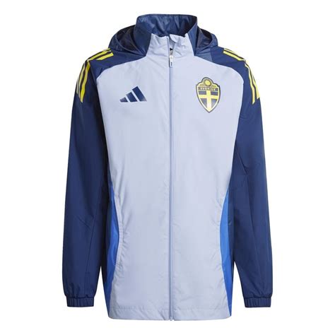 Sweden Training Jacket Tiro All Weather Chalk Blue Team Navy