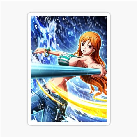 Nami One Piece Sticker For Sale By AnthonyCoraine Redbubble