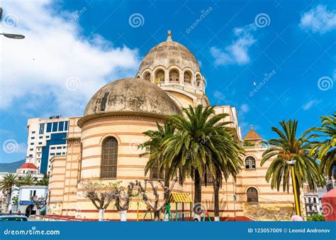 Sacred Heart Cathedral of Oran, Currently a Public Library, in Oran, Algeria Stock Image - Image ...