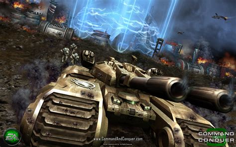 Image Cnctw Mammoth Tank And Ion Cannon Promo  Command And Conquer Wiki Fandom Powered