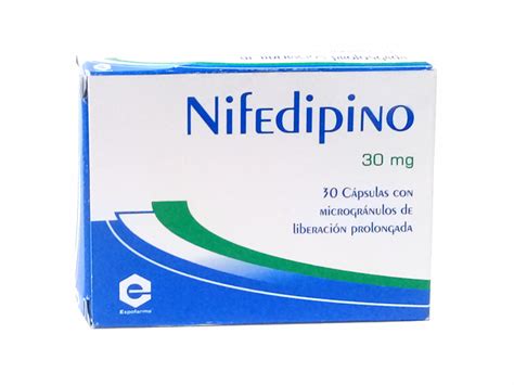 Droguería La Economía nifedipino 30 mg caja x 30 capsulas de