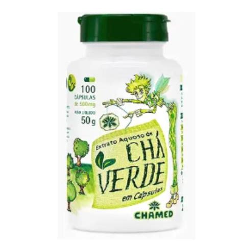 Ch Verde C Psulas Camellia Sinensis C Psulas De Mg Chamel