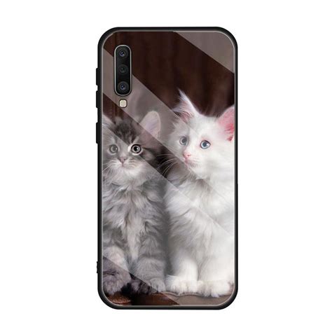 Buy Cute Cat Tempered Glass Case For Samsung Galaxy A10s A10e A20s A20e
