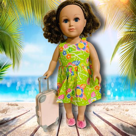 Suitcase For 18 Inch Dolls American Girl Doll Suitcase Etsy