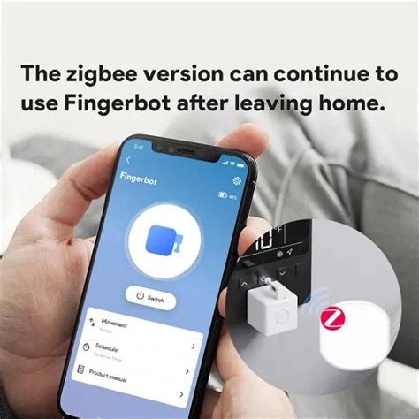 Smart Zigbee Fingerbot Switch Button