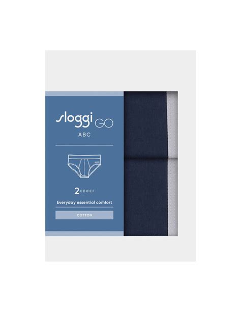 Sloggi Men Go Abc 20 Brief 2pack Blauw