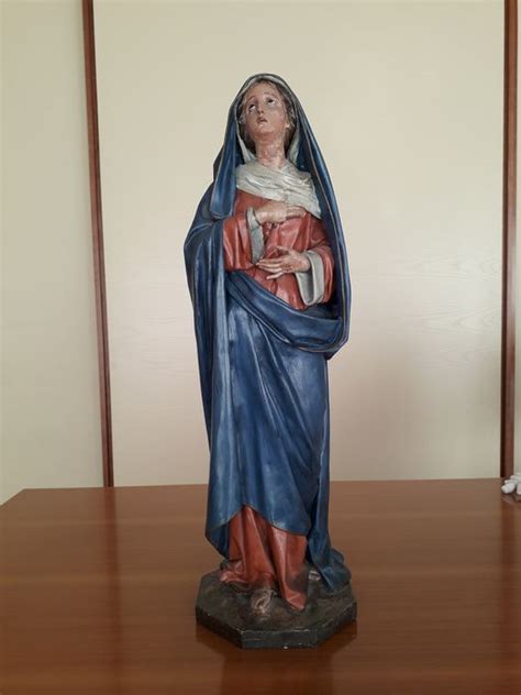 Scultura Madonna Addolorata Cartapesta Prima metà del Catawiki