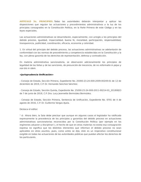 W GESTION BANCARIA Y DE ENTID ARTÍCULO 3o PRINCIPIOS Todas las