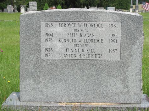 Fordyce W Eldridge 1895 1981 Mémorial Find a Grave