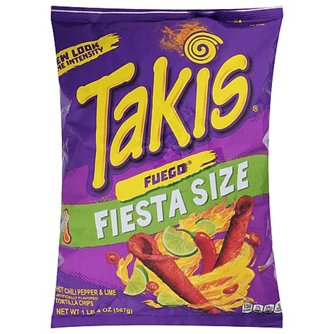 Takis Tortilla Chips, Fuego, Extreme, Fiesta Size 20 oz | Tortilla ...