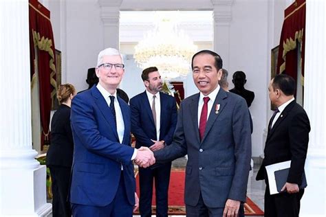 Fakta Fakta CEO Apple Temui Jokowi Nilai Investasi Hingga Proyek Yang