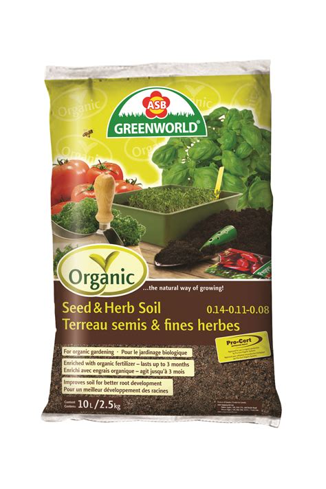 Product Asb Greenworld Organic Seed And Herb Soil 10 L9 Qt Asb