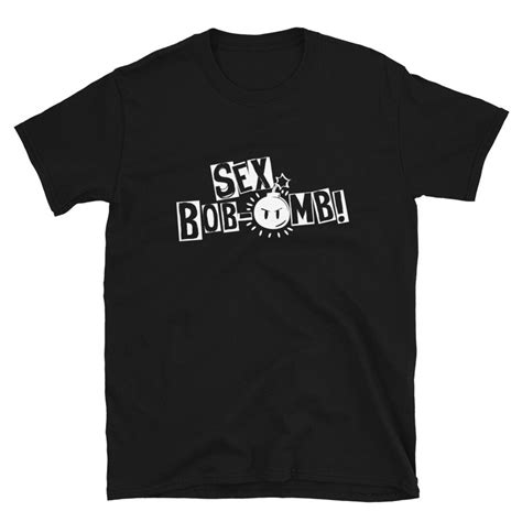Sex Bob Omb Scott Pilgrim Vs The World T Shirt Black Or Navy Etsy