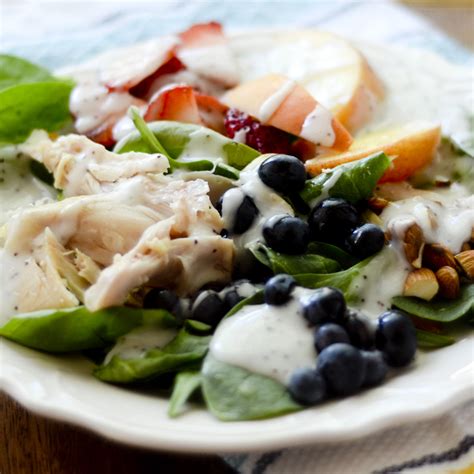 Chicken Fruit Salad With Poppy Seed Dressing Recipe Diaries