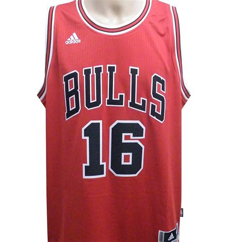 Adidas Camiseta Swingman Pau Gasol Bulls Rojo Negro