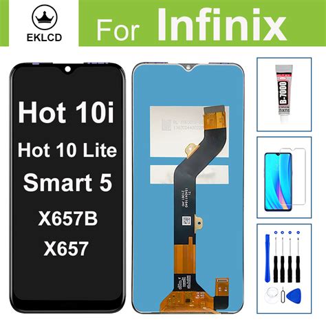 For Infinix Hot I Lite Smart X X B Lcd Display Touch Screen Digitizer Assembly