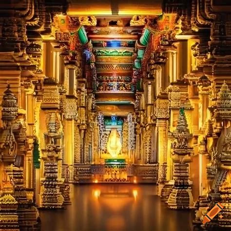 Inside View Of The Magnificent Hindu Temples From The Future On Craiyon