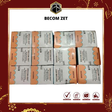 Jual Becom Zet Box Tablet Efektif Menjaga Daya Tahan Tubuh Shopee