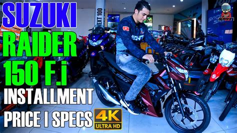 Suzuki Raider F I Installment Specs Youtube