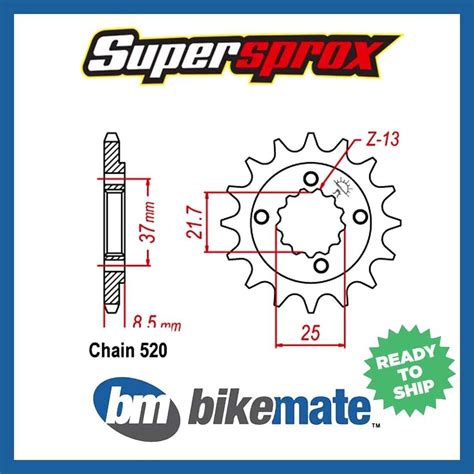 Sprocket Front 520 17T For KAWASAKI ZXR 250 R ZX2R 1989 1990 EBay