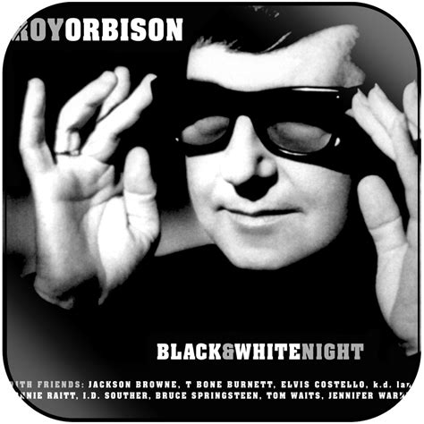 Roy Orbison Black White Night Album Cover Sticker