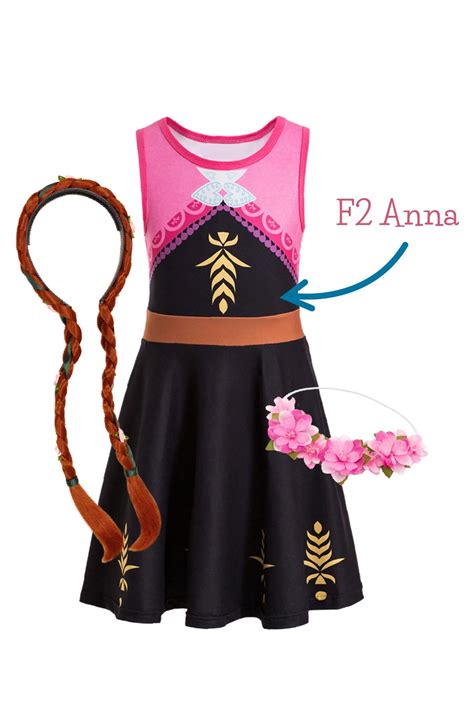 Anna Frozen 2 Inspired Tank Dress | Ice queen dress, Anna dress, Nice dresses