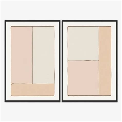 Quadro Geo Nude Por Ale Gazola Kit Duas Telas MultixPrint