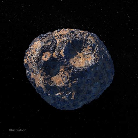 Asteroid Psyche (Illustration) | NASA Jet Propulsion Laboratory (JPL)