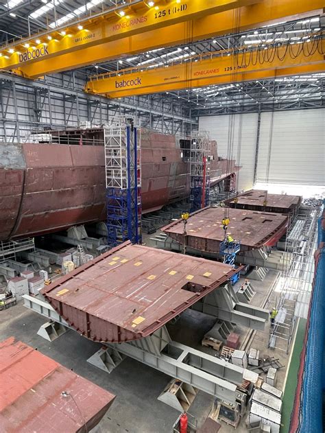 The First Of The Royal Navy S Type 31 Frigates Takes Shape In Rosyth