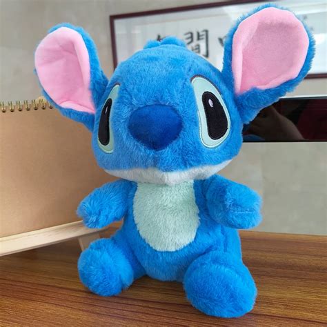 Disney Jouet En Peluche Stitch Anime Blue Stitch D Coration De Salle De